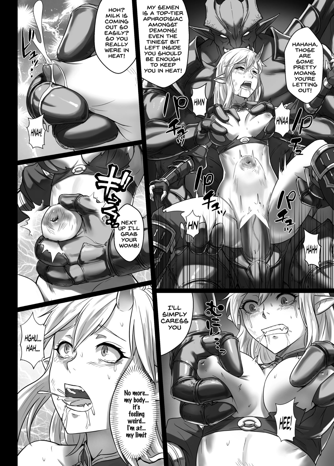 Explicit Conquest Series — Orc Fortress Raid, Monsters Dominate Captured Female Adventurers Roughly [Seikei Doujin (Yan)]