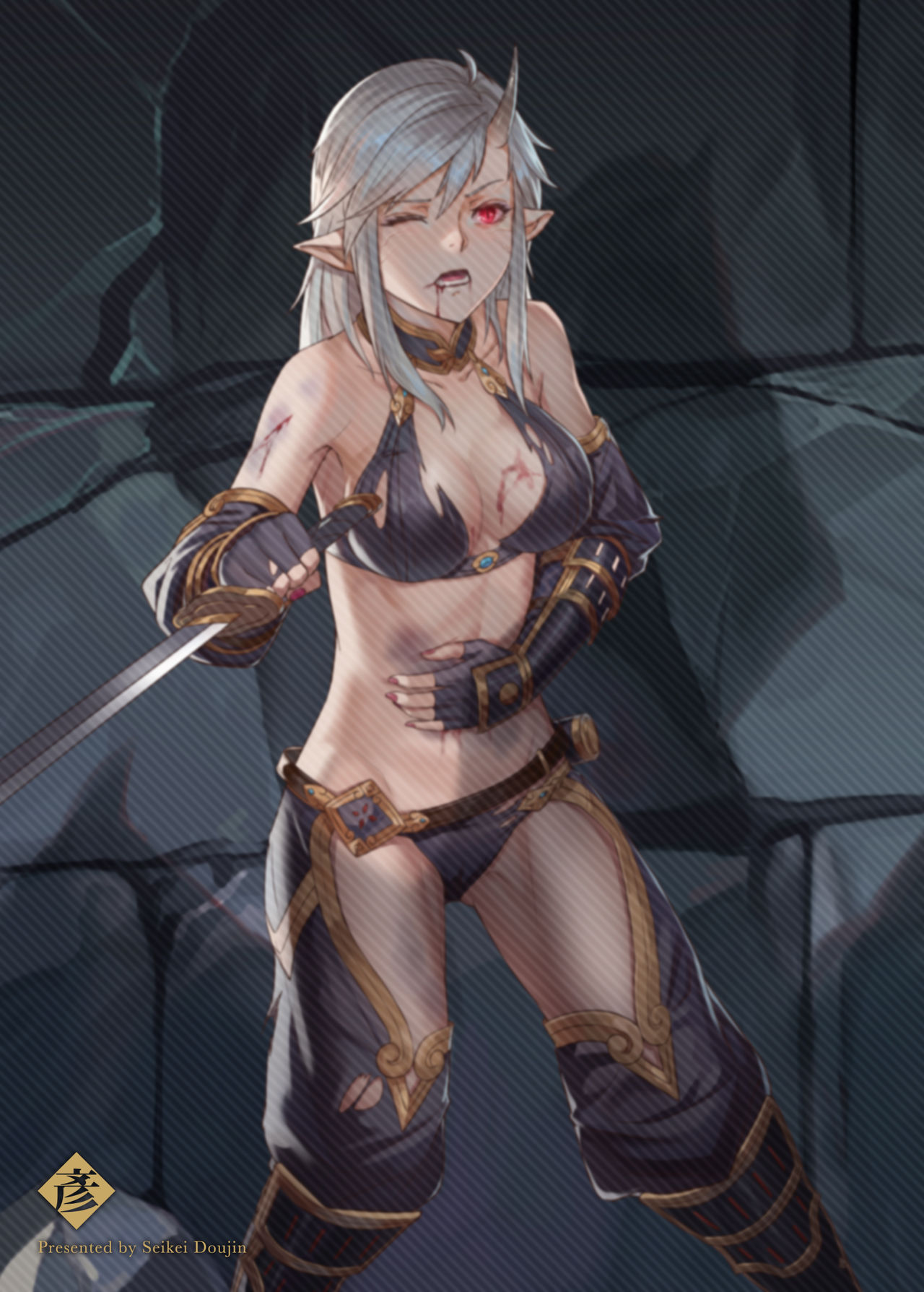 Explicit Conquest Series — Orc Fortress Raid, Monsters Dominate Captured Female Adventurers Roughly [Seikei Doujin (Yan)]