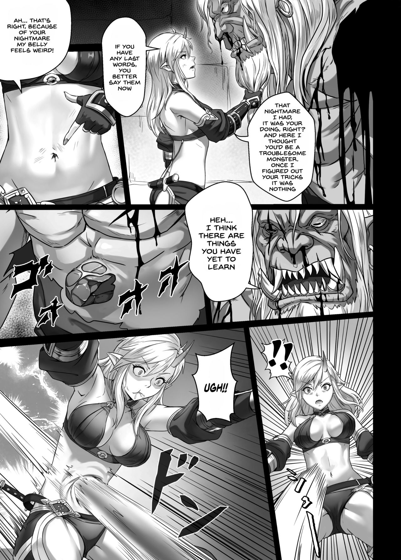 Explicit Conquest Series — Orc Fortress Raid, Monsters Dominate Captured Female Adventurers Roughly [Seikei Doujin (Yan)]