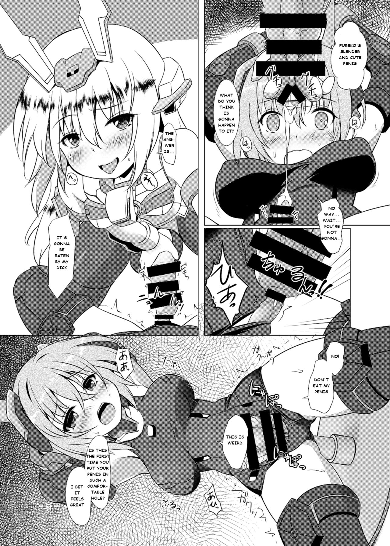 Explicit Series — Futanari Mecha Girl Fucks Hard In Group Action [BFAG 2]