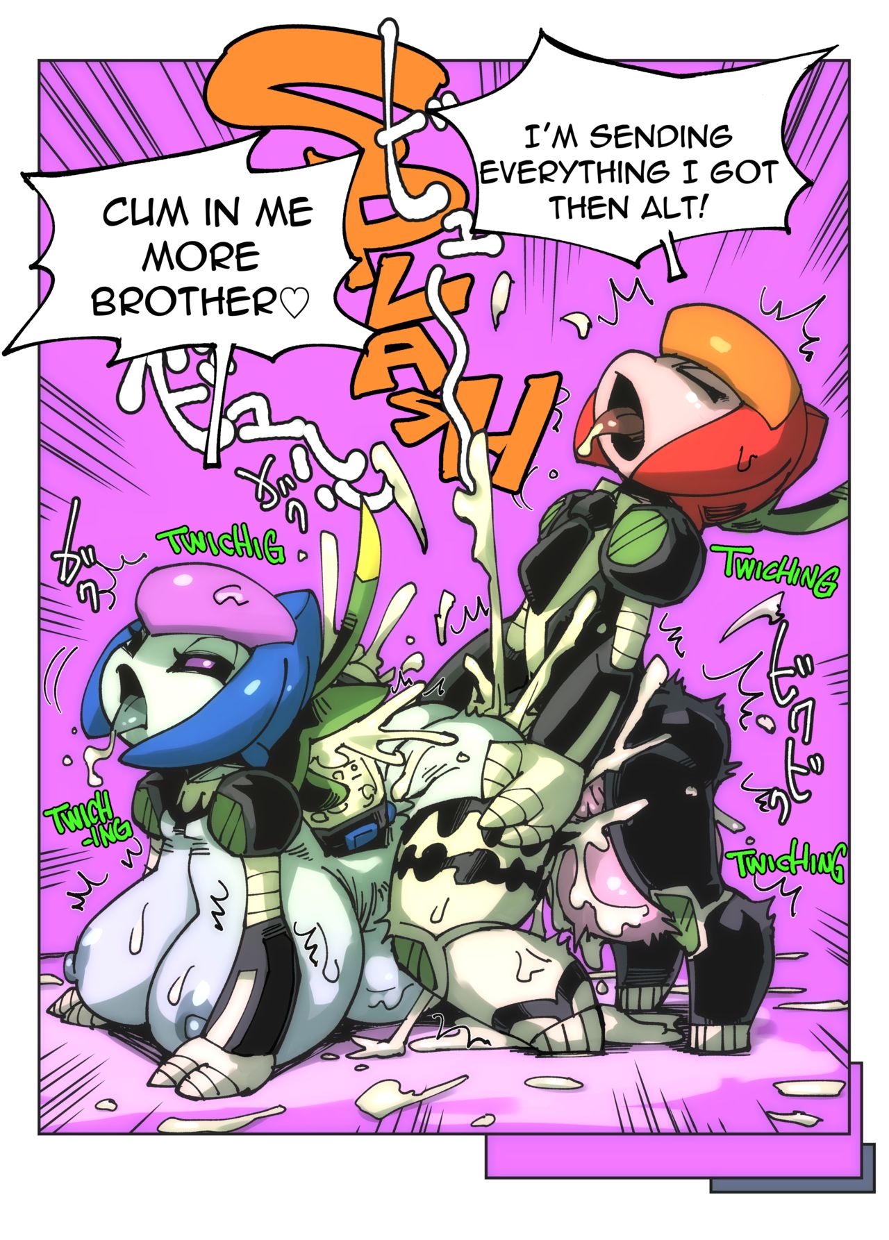 Explicit Series — Ghosts And Robots Rough Fucking Action [Piyotycho] Ghost’N’Bots (Strikethrough) [English]