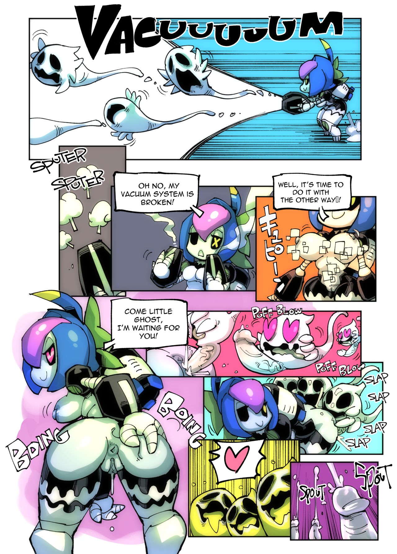 Explicit Series — Ghosts And Robots Rough Fucking Action [Piyotycho] Ghost’N’Bots (Strikethrough) [English]