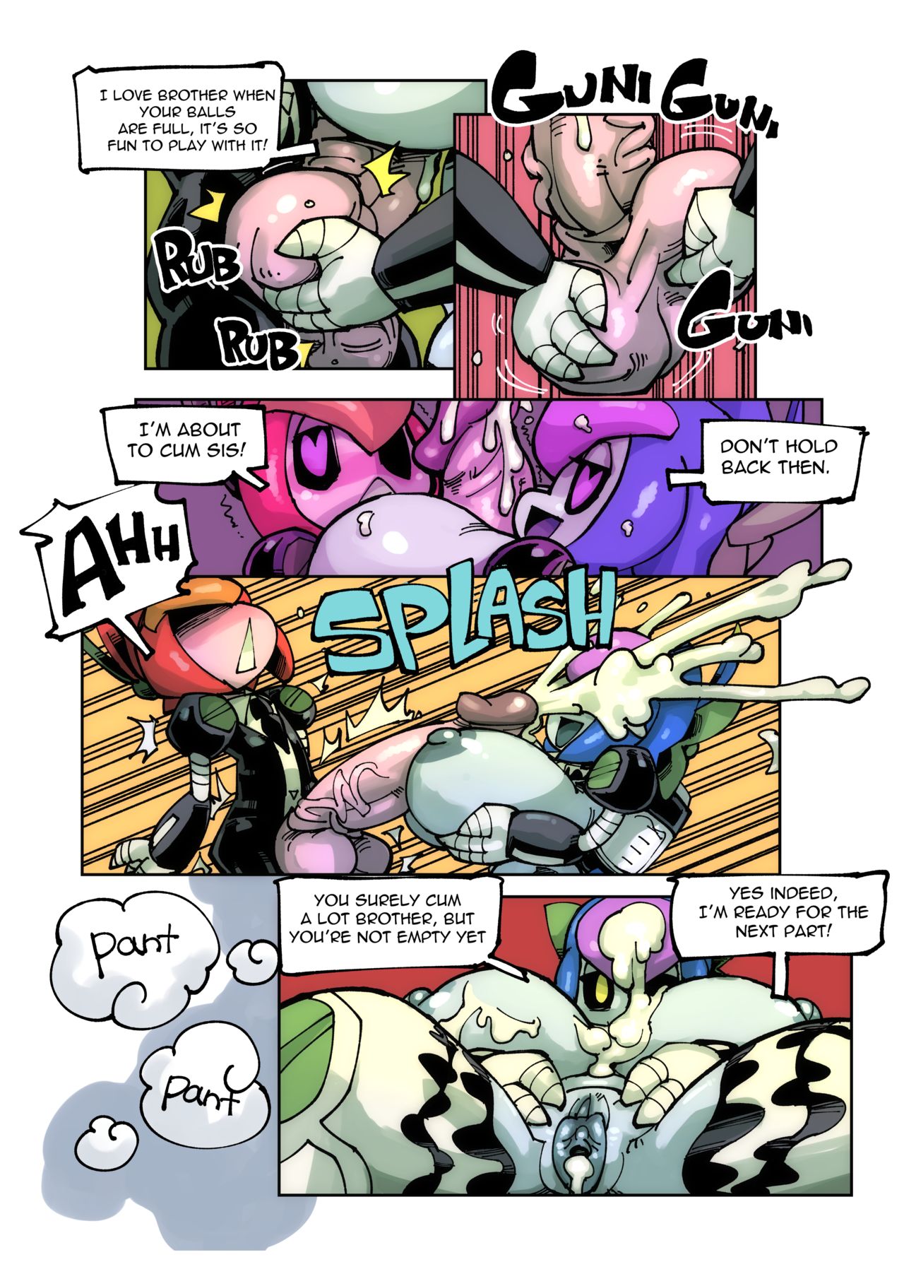 Explicit Series — Ghosts And Robots Rough Fucking Action [Piyotycho] Ghost’N’Bots (Strikethrough) [English]
