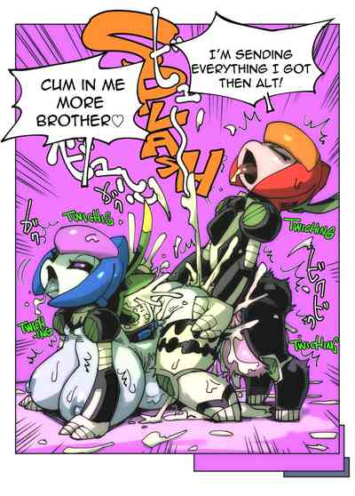 Explicit Series — Ghosts And Robots Rough Fucking Action [Piyotycho] Ghost’N’Bots (Strikethrough) [English]