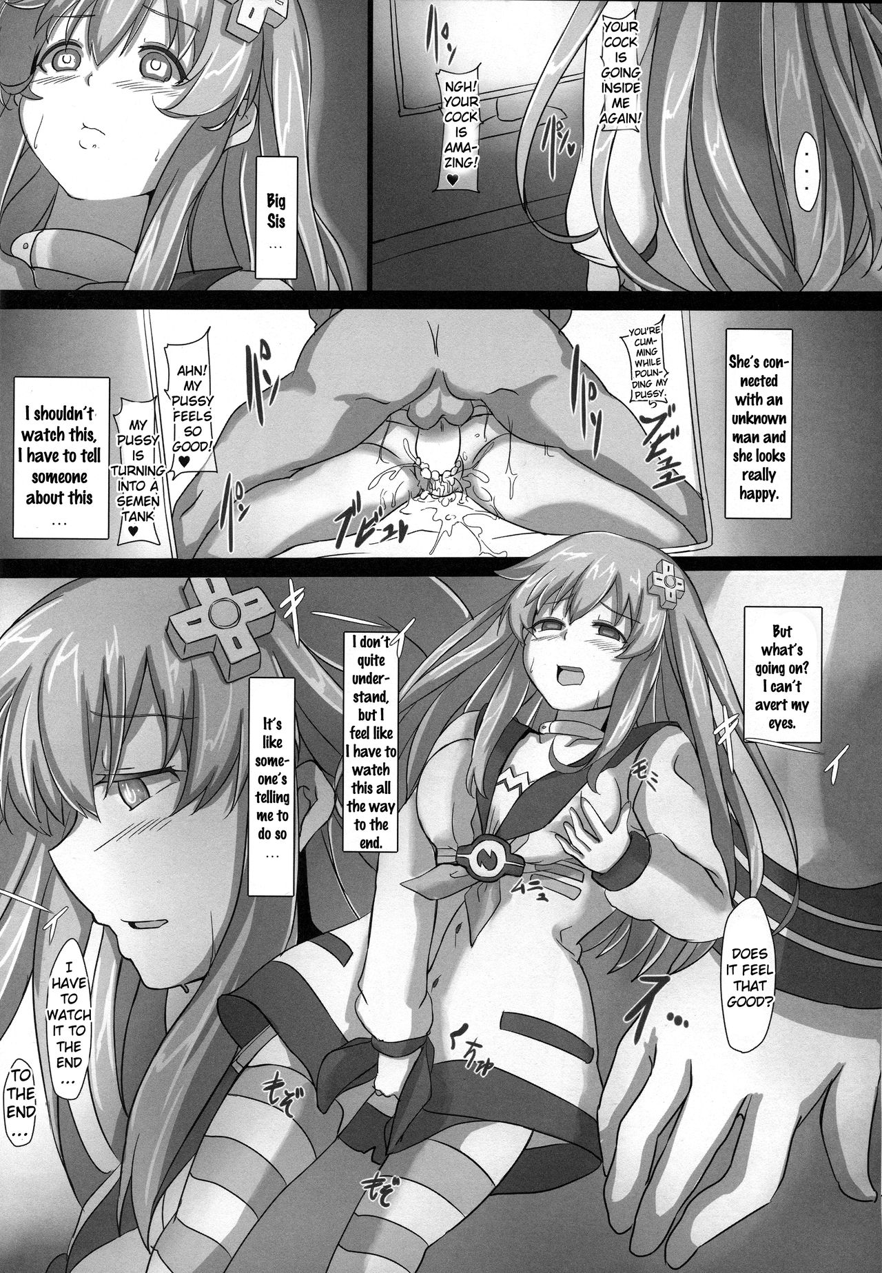 Explicit Series — Hyperdimension Neptunia Hentai Doujin: Hardcore Fucking and Creampie Action