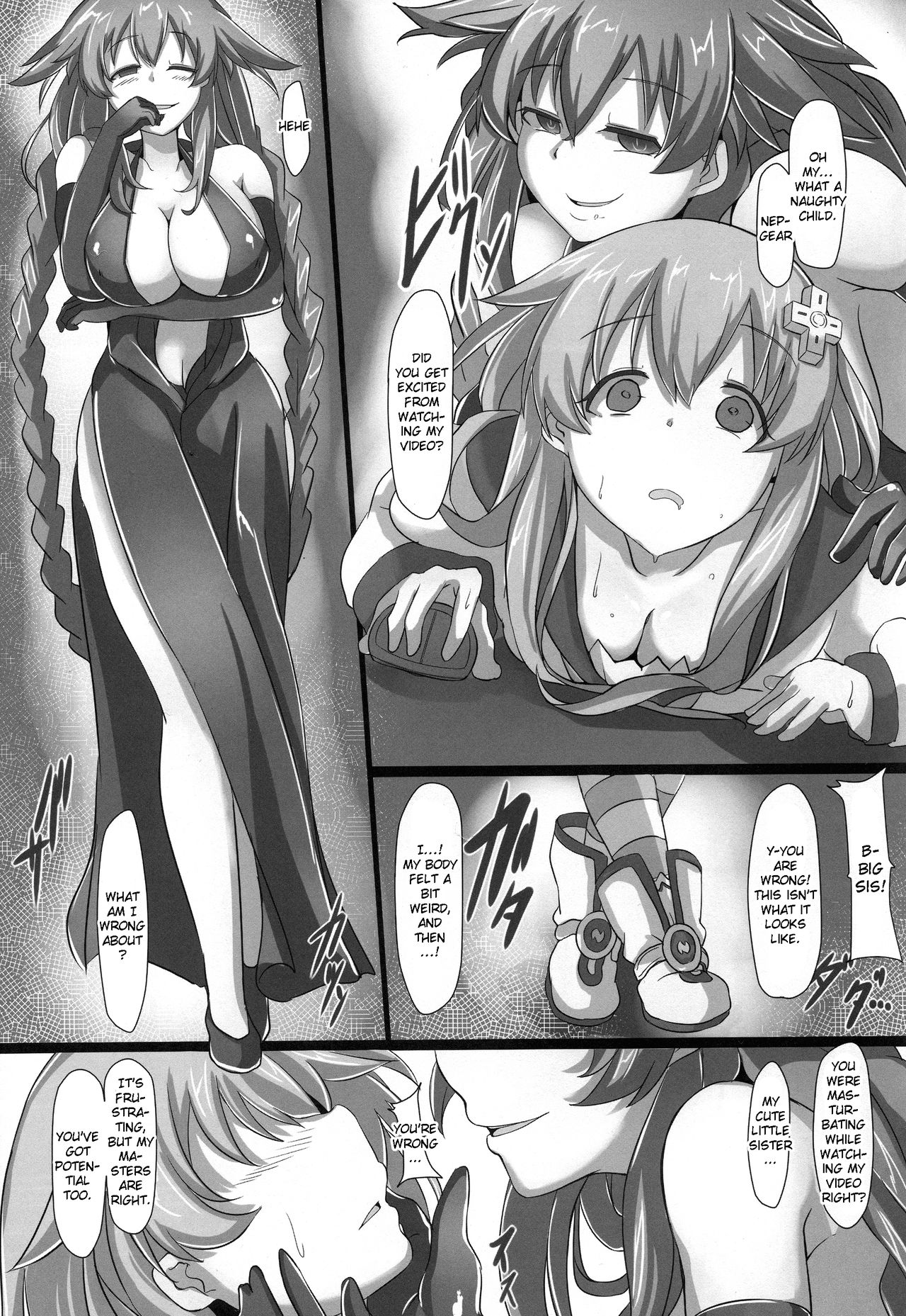 Explicit Series — Hyperdimension Neptunia Hentai Doujin: Hardcore Fucking and Creampie Action