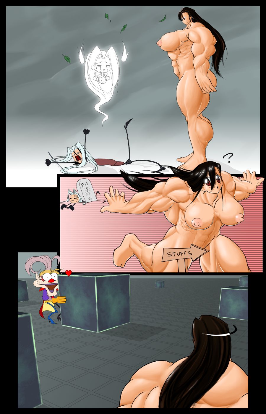 Explicit Series — Two sluts get filled with cum in rough group fuck [Nkhailhna Harmonia Final Fantasy Vll eng]