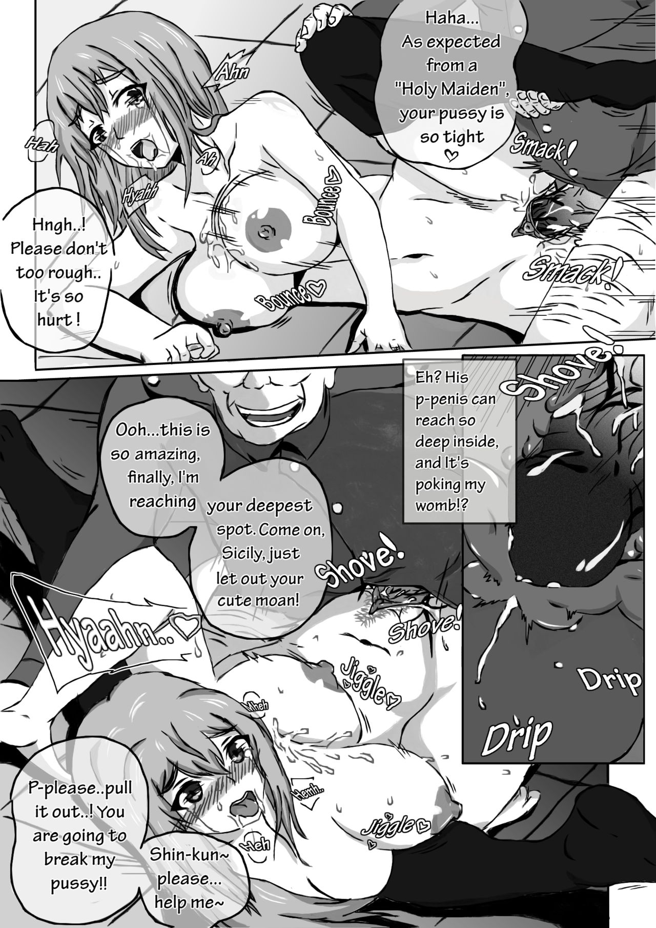 Fallen Sorceress Series — Corrupted Magic Whore Gets Brutally Fucked in Her First Anal Gangbang [Decensored] [English] [Naraku No Nimotsu]