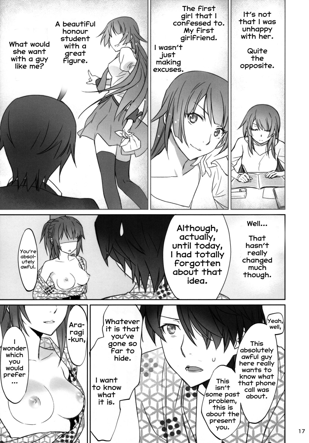 Family Series — Hardcore Family Threesome Creampie Fuckfest  [C91 Bloody Okojo Akutagawa Manbou Takakujyu Hitagi Family Kouhen Bakemonogatari English Erozbischof]