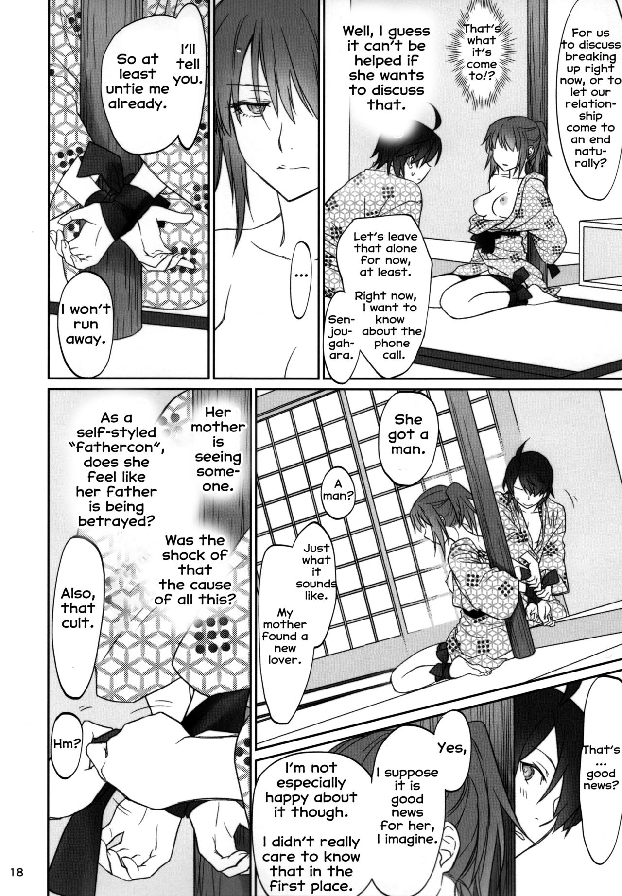 Family Series — Hardcore Family Threesome Creampie Fuckfest  [C91 Bloody Okojo Akutagawa Manbou Takakujyu Hitagi Family Kouhen Bakemonogatari English Erozbischof]