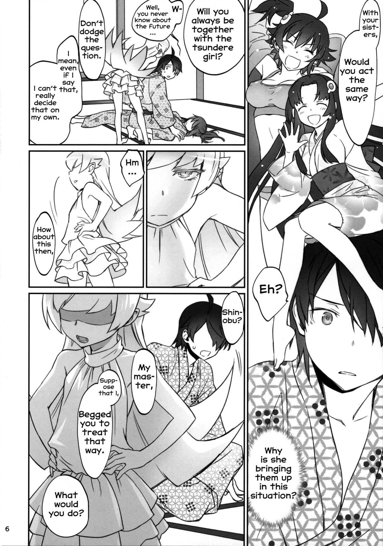 Family Series — Hardcore Family Threesome Creampie Fuckfest  [C91 Bloody Okojo Akutagawa Manbou Takakujyu Hitagi Family Kouhen Bakemonogatari English Erozbischof]