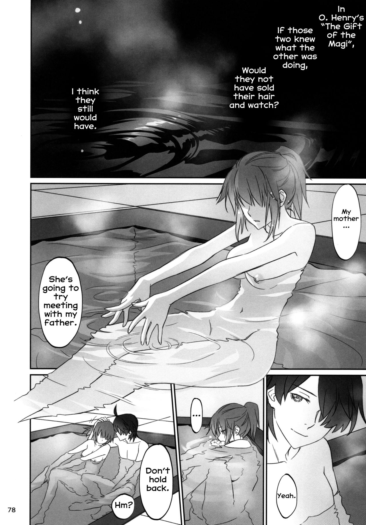 Family Series — Hardcore Family Threesome Creampie Fuckfest  [C91 Bloody Okojo Akutagawa Manbou Takakujyu Hitagi Family Kouhen Bakemonogatari English Erozbischof]