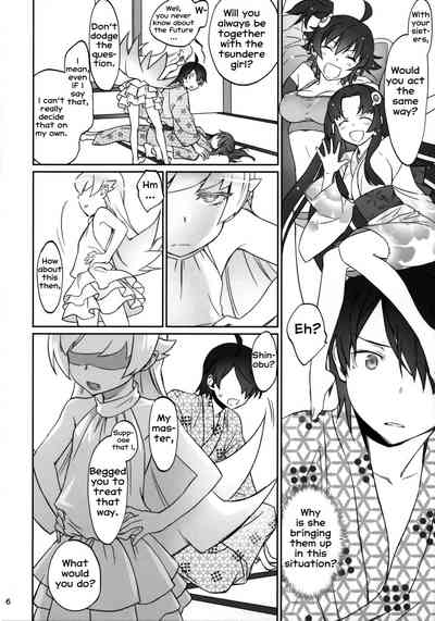 Family Series — Hardcore Family Threesome Creampie Fuckfest  [C91 Bloody Okojo Akutagawa Manbou Takakujyu Hitagi Family Kouhen Bakemonogatari English Erozbischof]