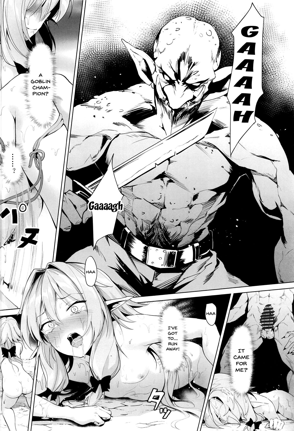 Fantasy Monster Series —  Goblin Gangbang Rape & Creampie of a Captured Female Elf