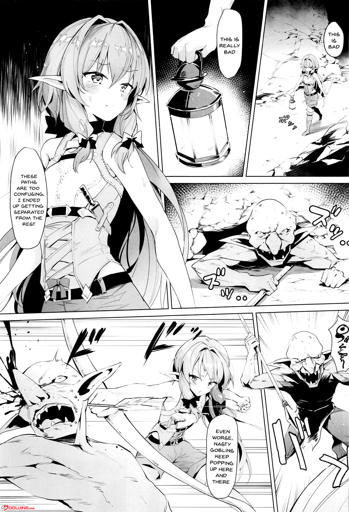 Fantasy Monster Series —  Goblin Gangbang Rape & Creampie of a Captured Female Elf