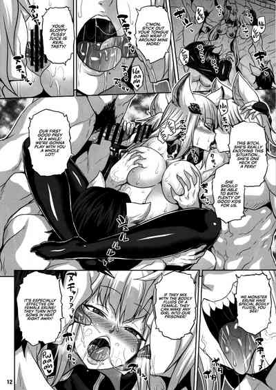 Fantasy Series —  Bemusing Hunter Fucks and Breeds Captured Fantasy Girls in Explicit Hentai Comic  [Nounai Ekijiru (Somejima) C97]