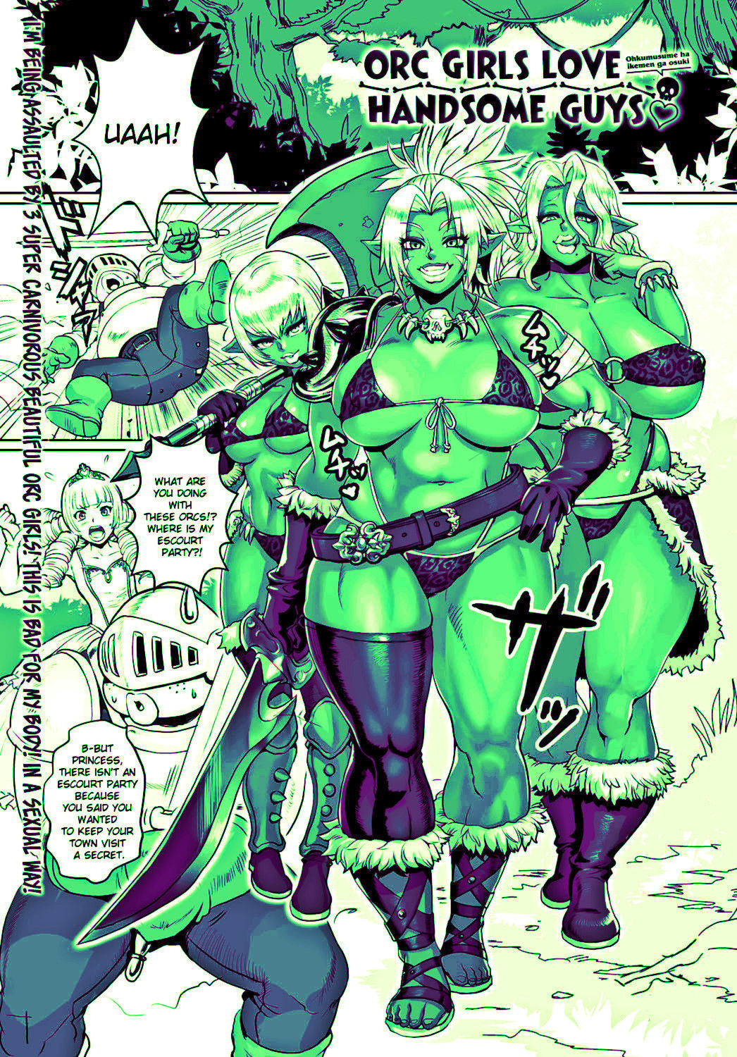 Fantasy Series — Orc Girls Crave Handsome Guys’ Cocks and Cum [Odd]