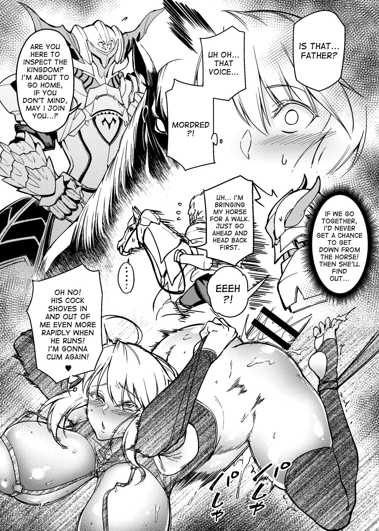 Fantasy Series — White Horse Riding a Knight 3: FGO Knight Gets Mounted and Dominated by a Massive Horse Cock [F.W.ZHolic (FAN)]