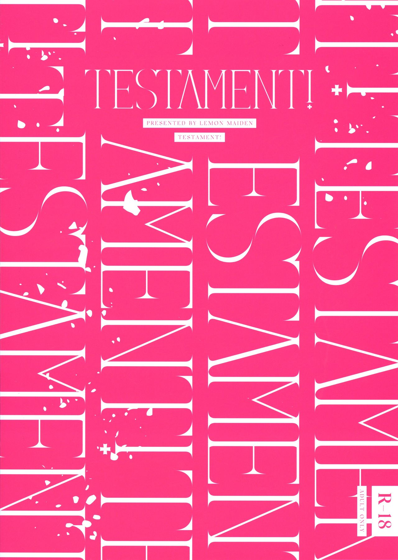 Fate Series — TESTAMENT! FGO Hentai Orgy Fucking English Translated Doujinshi