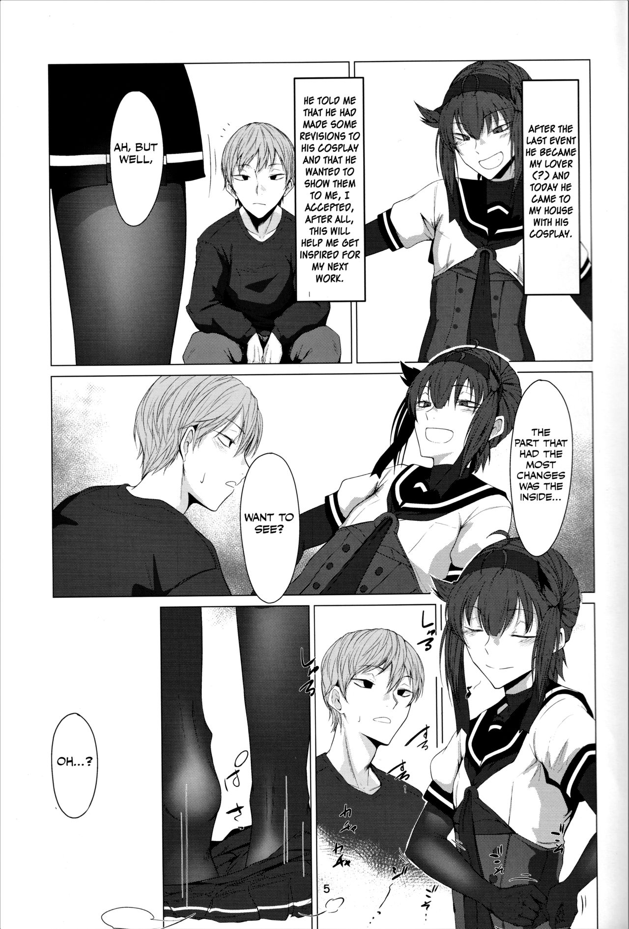 Femboy Series — Explicit Femboy Friend 2 Hardcore Anal and Blowjob Action [C97 Ichi no Hako Tsukumo Nikyu Kantai Collection KanColle English Otokonoko Scans]