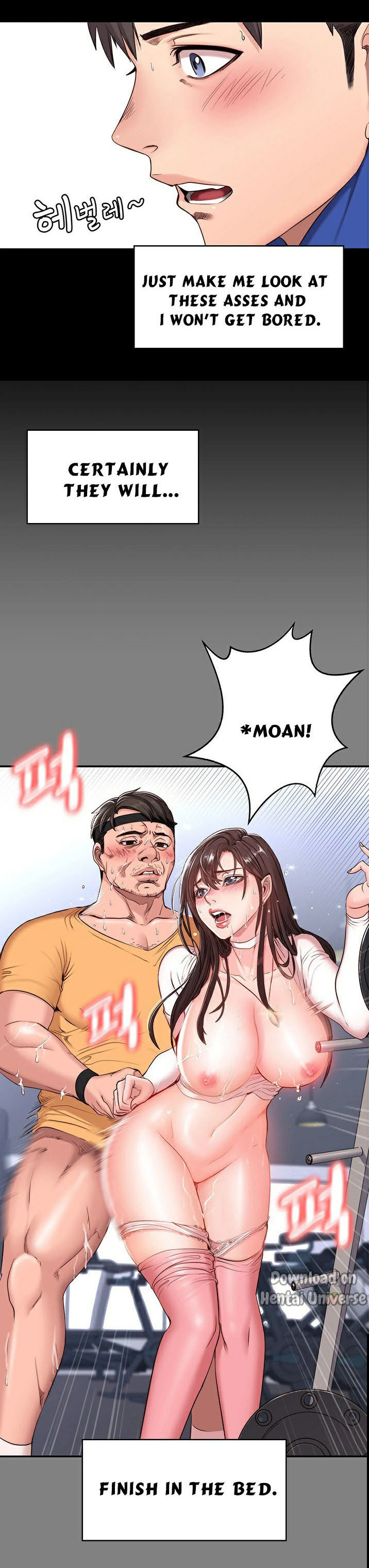 Fitness Series — Hardcore Fucking & Sweaty Workout Sex Ch.7/? [G.Ho, Jiho] [English] [Hentai Universe]