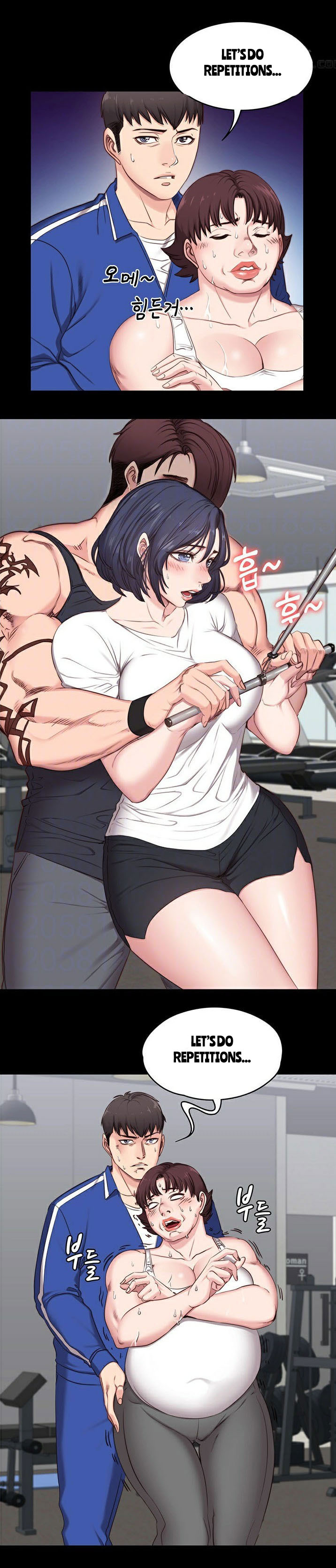 Fitness Series — Hardcore Fucking & Sweaty Workout Sex Ch.7/? [G.Ho, Jiho] [English] [Hentai Universe]
