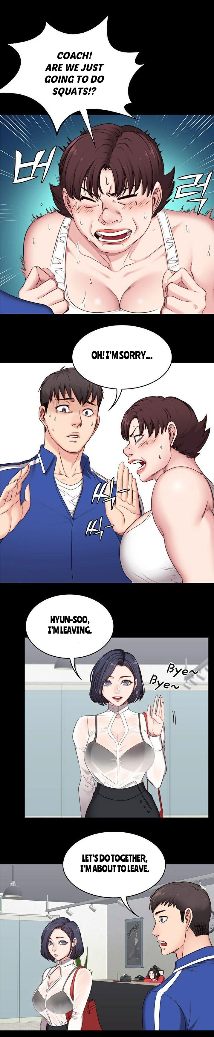 Fitness Series — Hardcore Gym Fuck Session with Busty Trainer Jiho and Her Athletic Client  [G.Ho, Jiho]