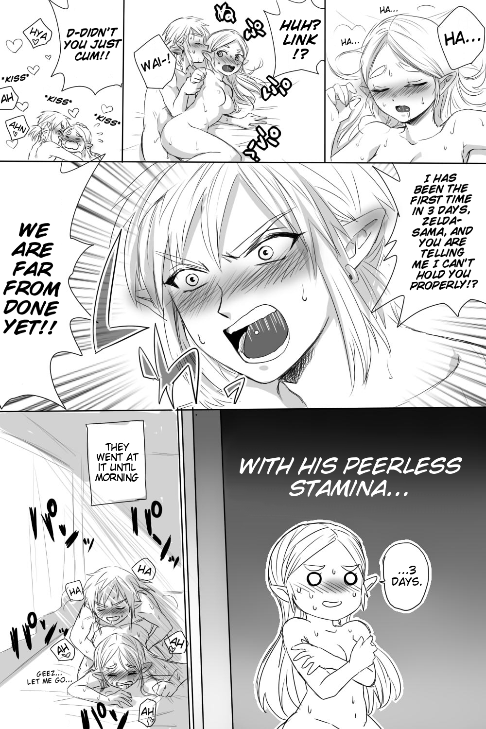 Flirting Series — Link and Zelda’s Lewd Manga Adventure [Wasabi]