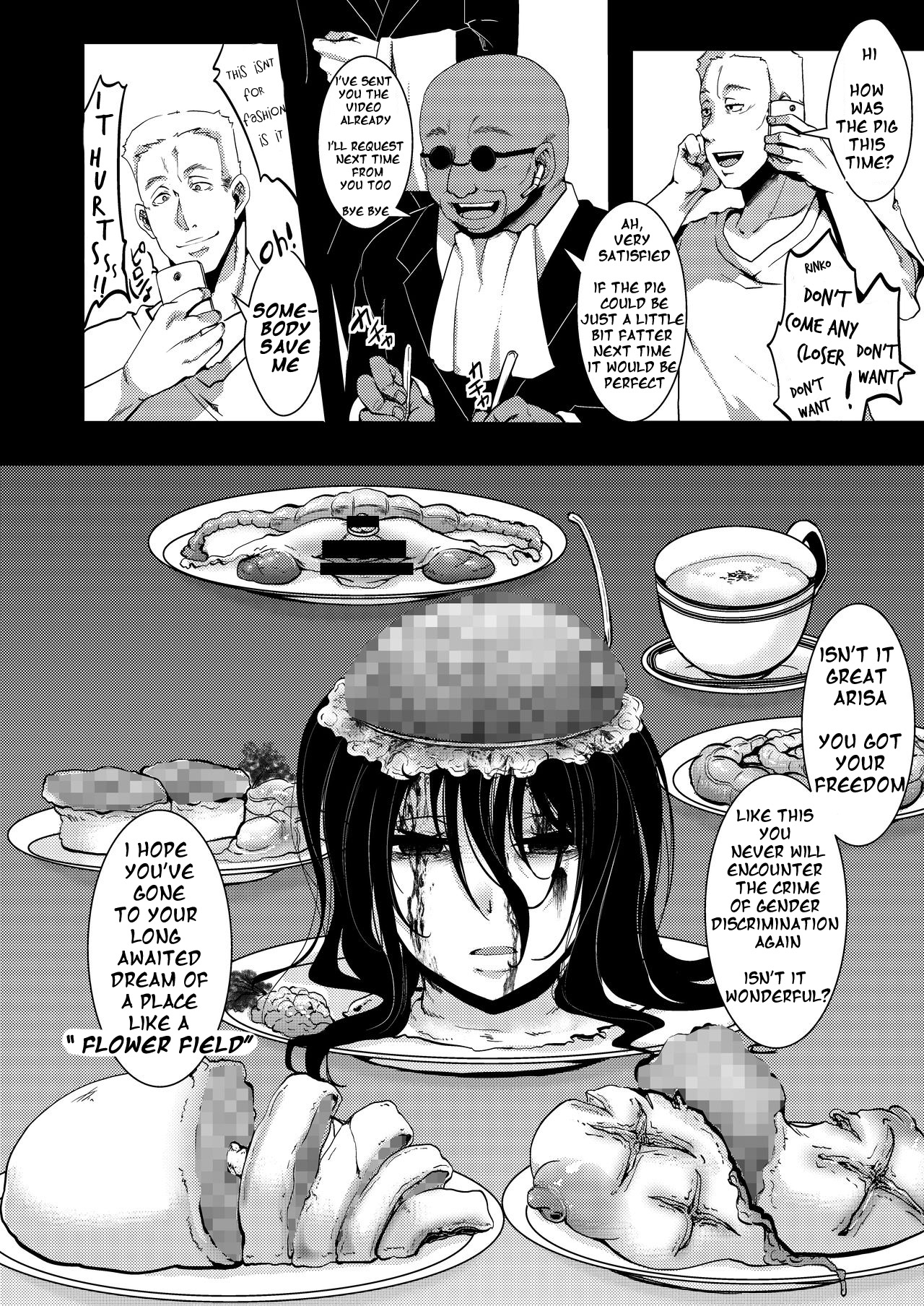 Flower Field Series — The End of the Flower Field: A Hardcore Hentai Creampie and Blowjob Orgy in a Garden [Goshujinsama no Omochabako (hal)]