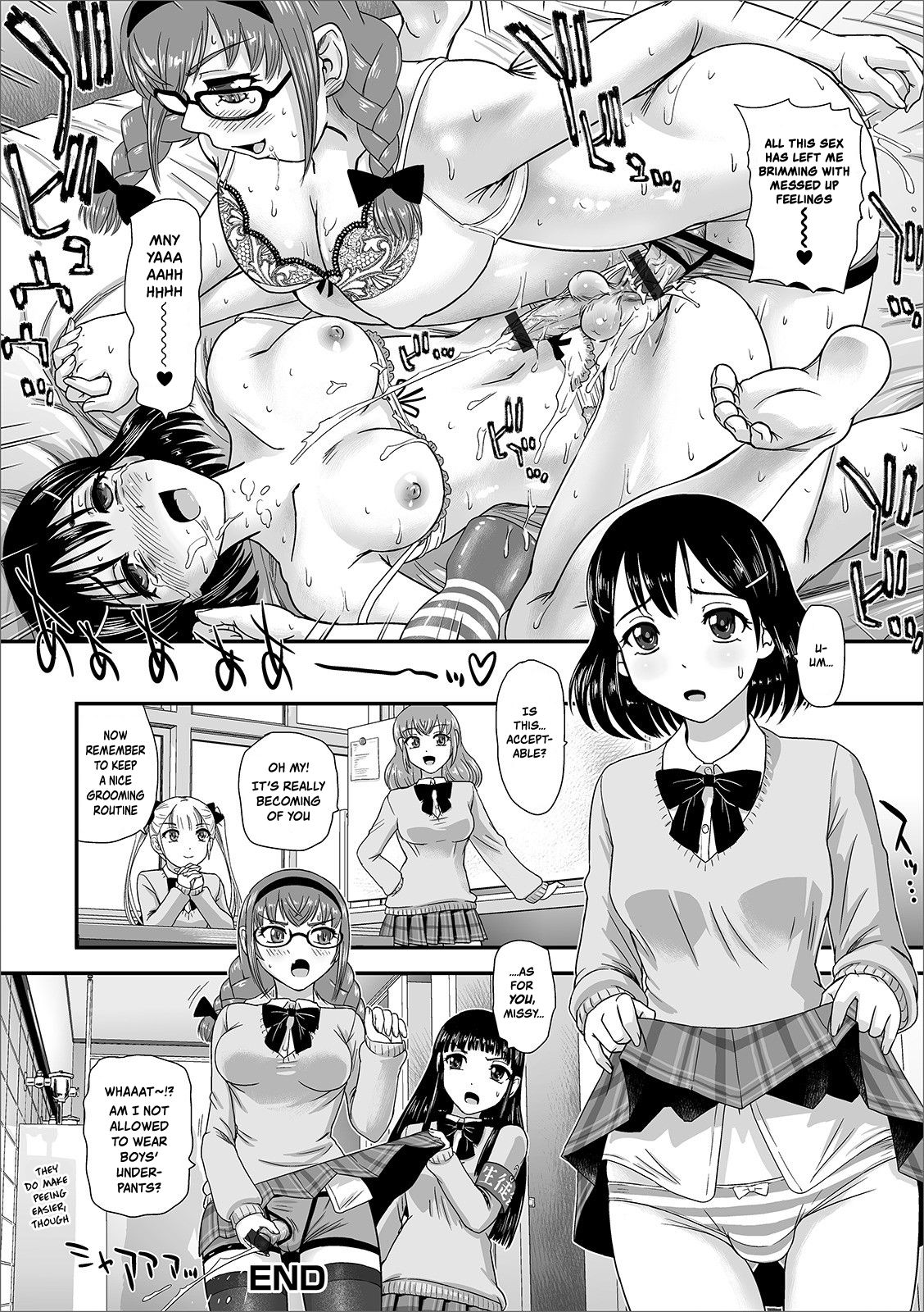 Futanari Series — Futanari Makeover and Hardcore Fucking with Friends [Dulce-Q]
