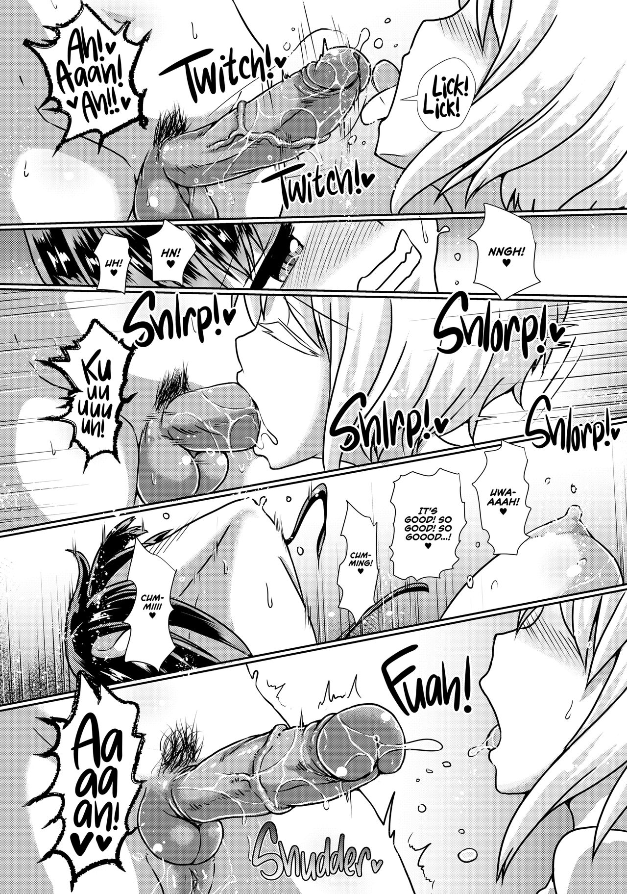 Futanari Series — Futanari Succubus Fucks Hardcore with Huge Cock Lovely Days [Aoba Q Madou (Hakaba Yodomu)]