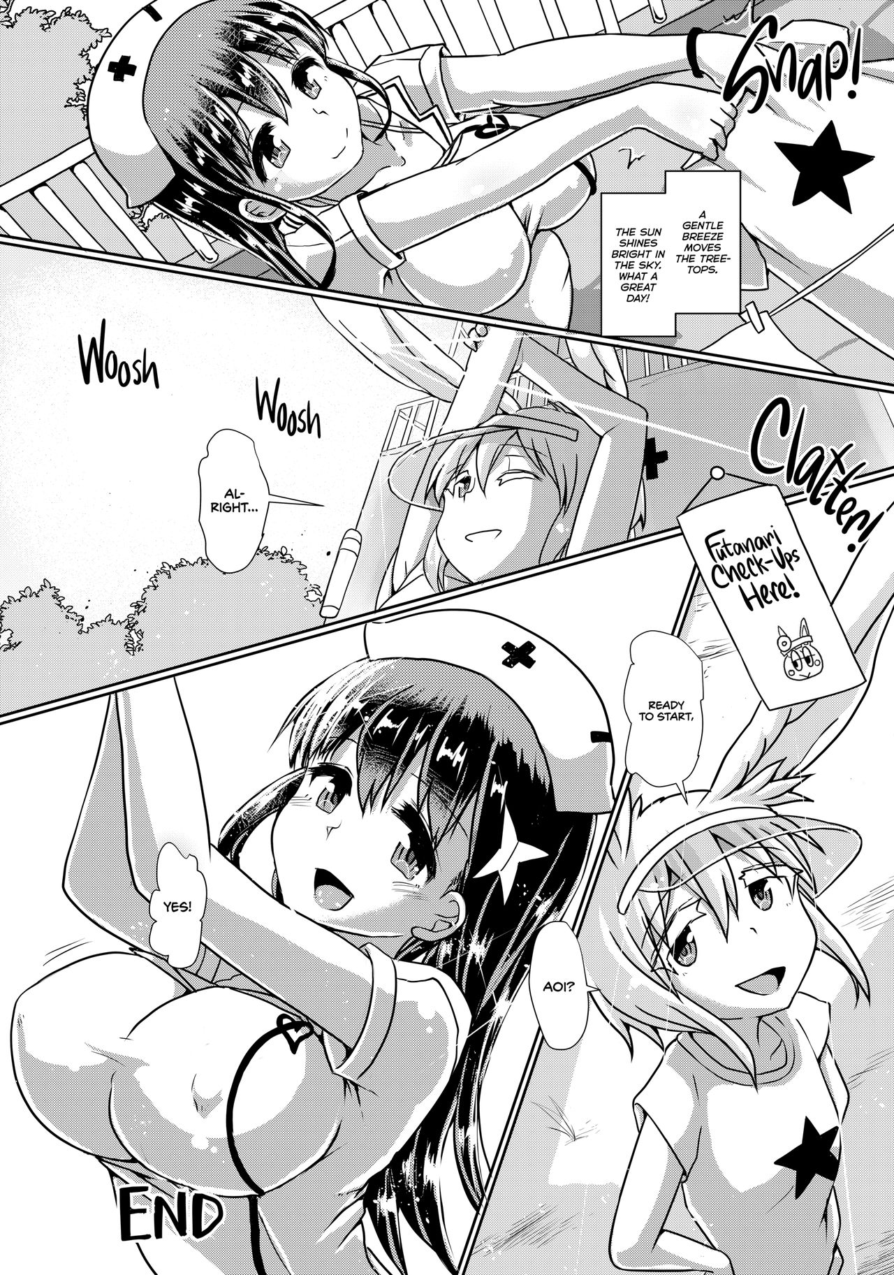 Futanari Series — Futanari Succubus Fucks Hardcore with Huge Cock Lovely Days [Aoba Q Madou (Hakaba Yodomu)]
