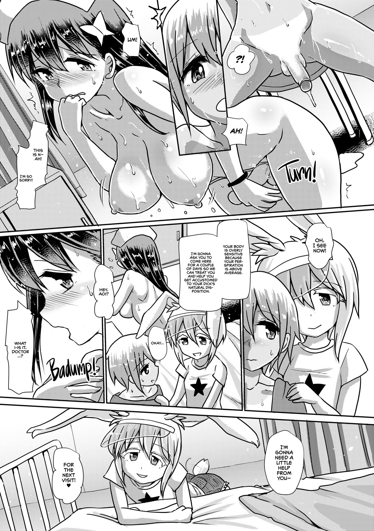 Futanari Series — Futanari Succubus Fucks Hardcore with Huge Cock Lovely Days [Aoba Q Madou (Hakaba Yodomu)]