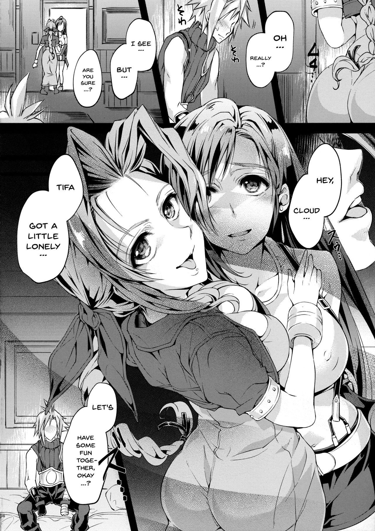 Futanari Series — Futanari Virgin Tifa Awakening  Insane Female Cock Pleasure Climax [Futaket 14 Samurai Ninja GREENTEA Final Fantasy VII English Doujins.com]