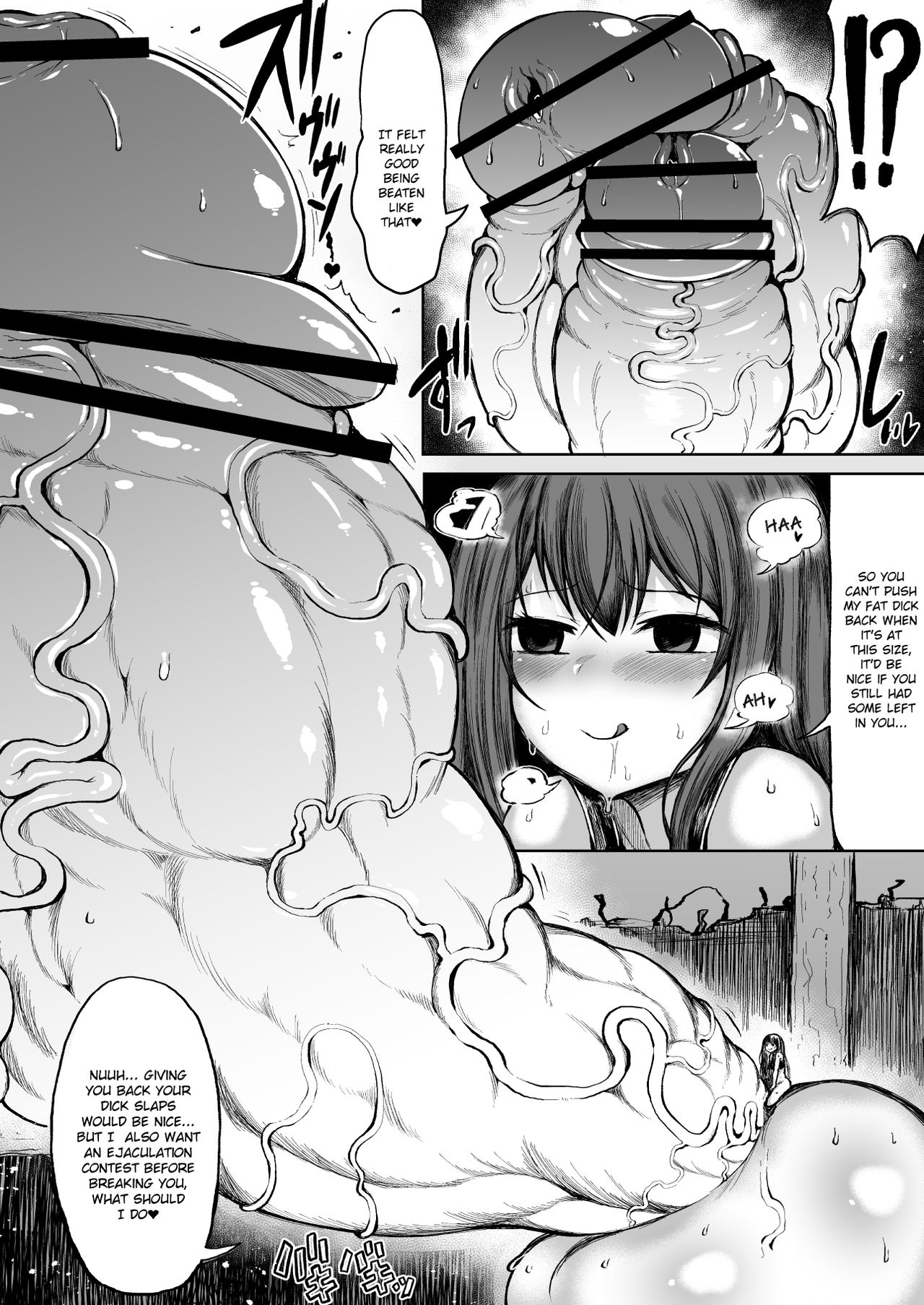 Futanari Series — Kana Battles A Super Cock Futanari Club Member In Rough Pussy Fucking [Teterun]