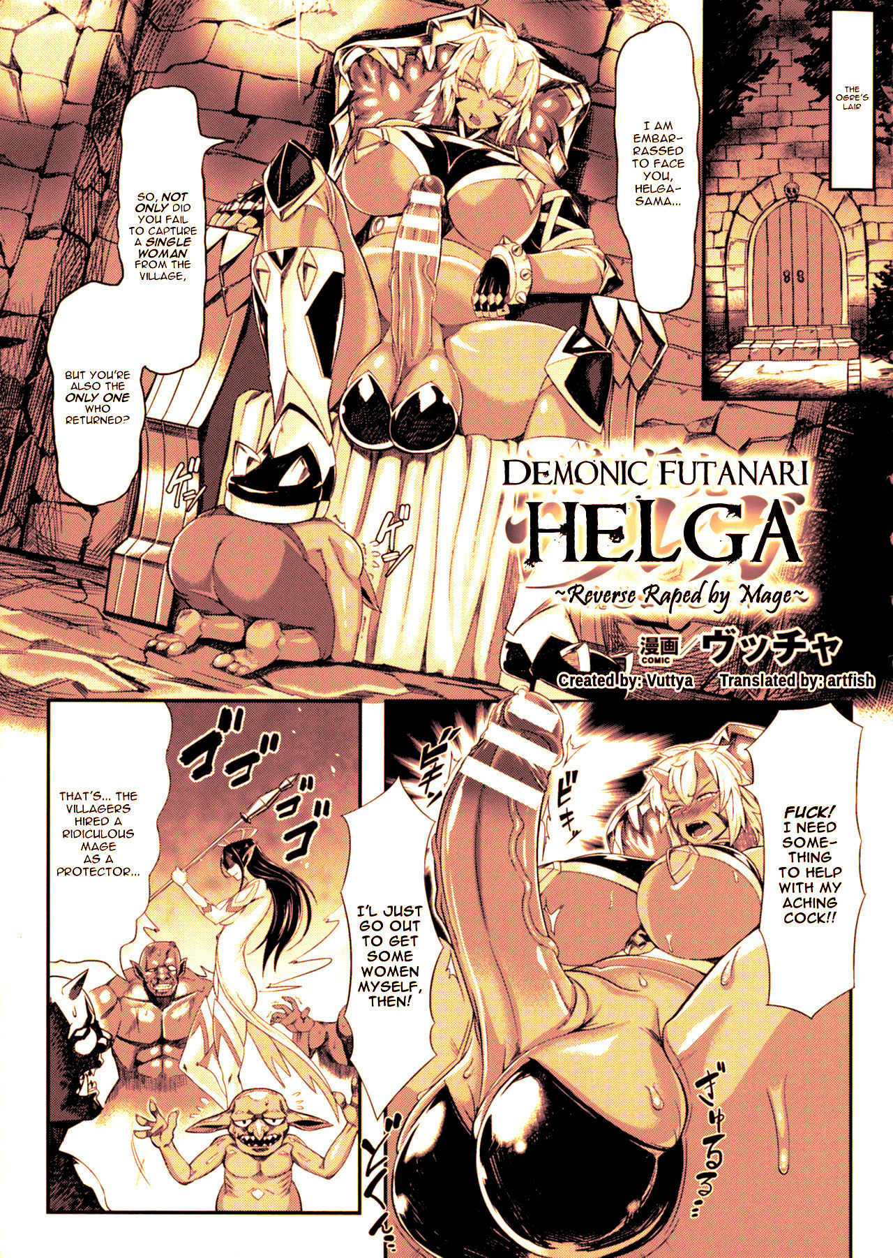 Futanari Series — Reverse Rape Magic User Creampie Knock Up Futanari Girls 2D Comic Magazine [Vuttya]