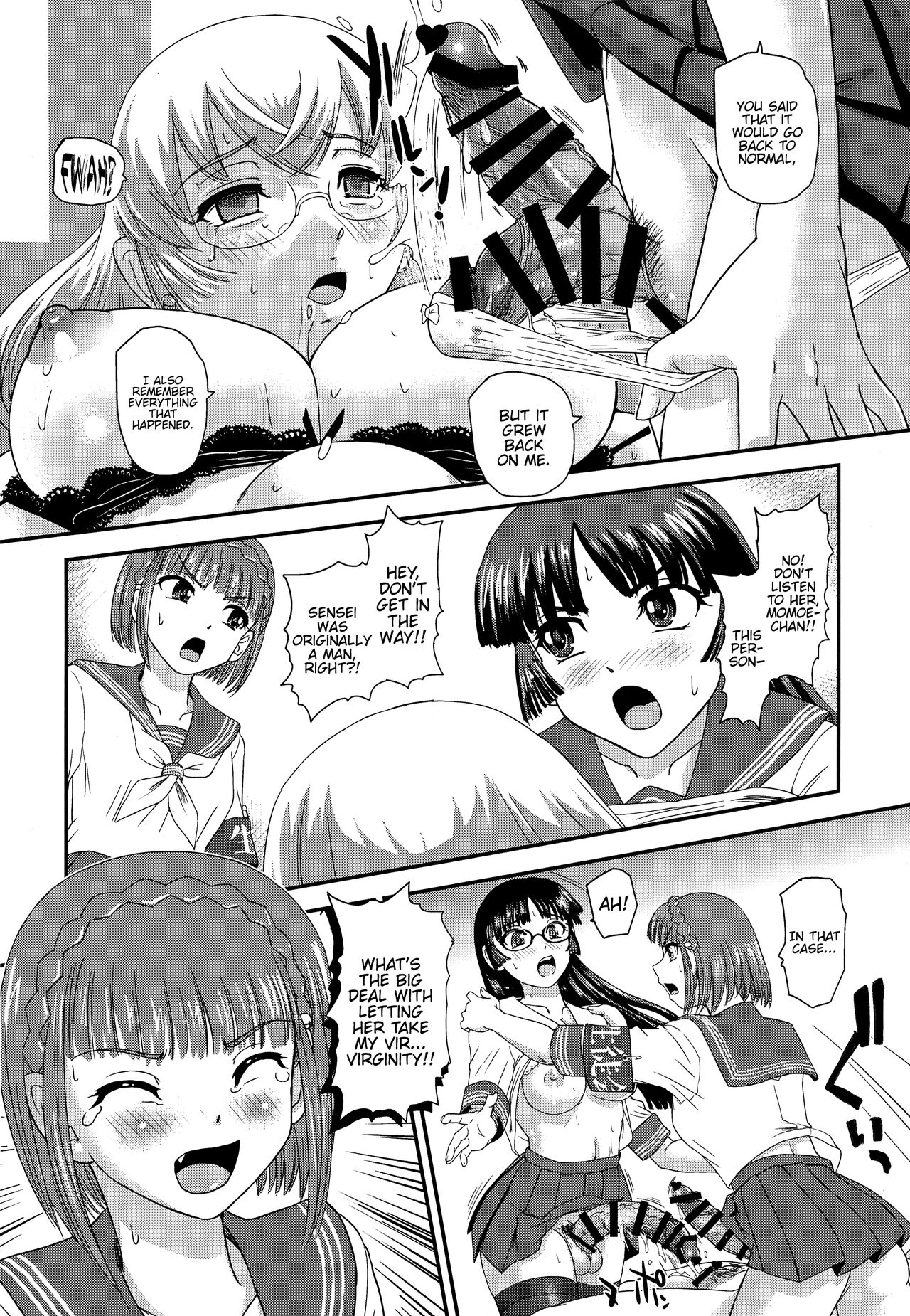 Futanari Series — She-Male Cock Fucks Nervous Schoolgirls in Hardcore Classroom Sex 4 [Behind Moon (Dulce-Q)]