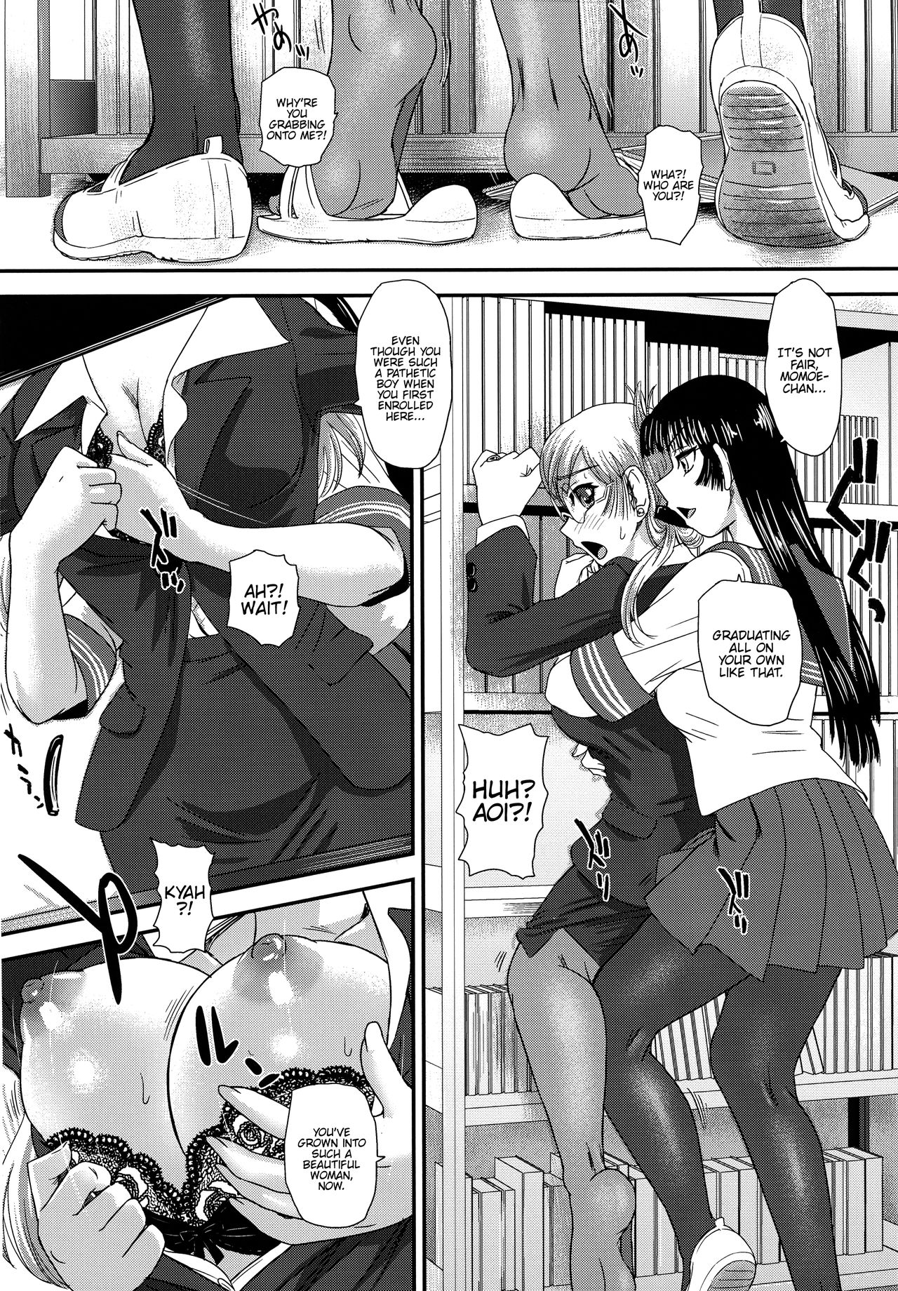 Futanari Series — She-Male Cock Fucks Nervous Schoolgirls in Hardcore Classroom Sex 4 [Behind Moon (Dulce-Q)]