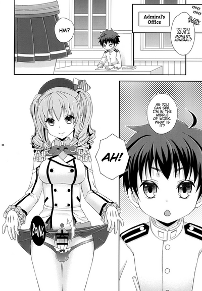 Futanari Series — Shemale Kashima Fucks Young Admiral’s Ass with Her Massive Cock [Mariana Kaikou Kikaku (Mikami Hokuto)]