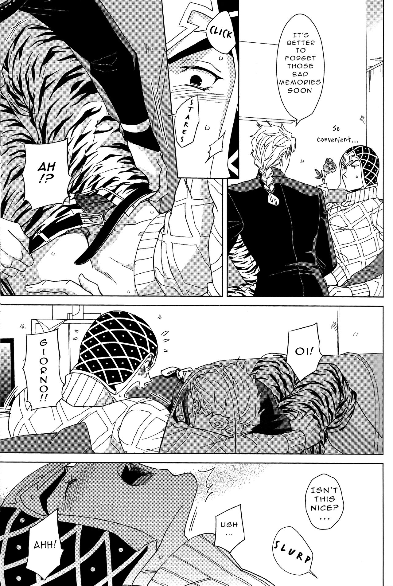 Gangbang Series — Guido Mista Gets Fucked Hard by Multiple Men  [The World 16] [Chikadoh (Halco)]