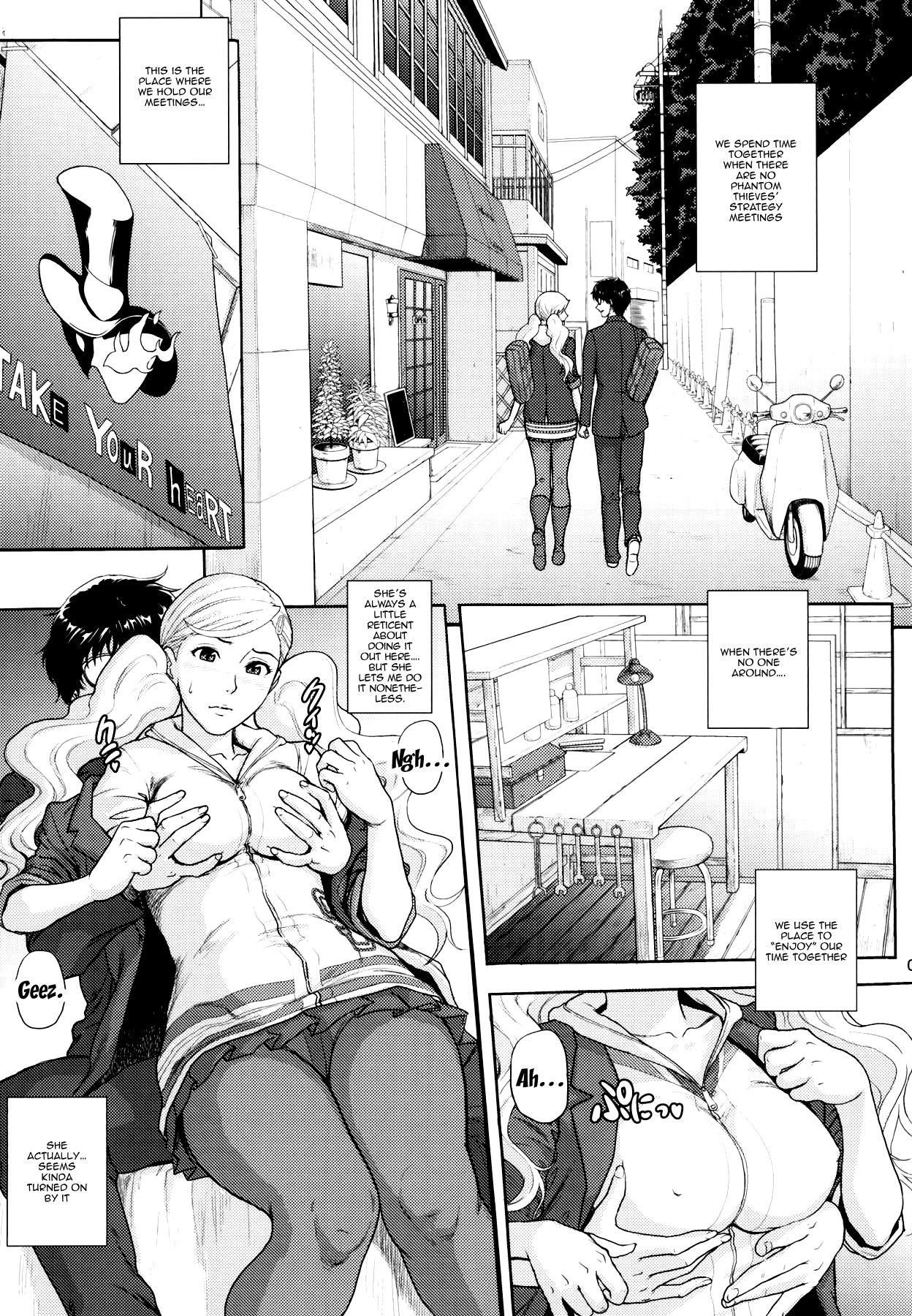 Gangbang Series — we went on a journey Persona 5 sluts get tag-teamed by the Phantom Thieves [Bakuretsu Fusen (Denkichi)]