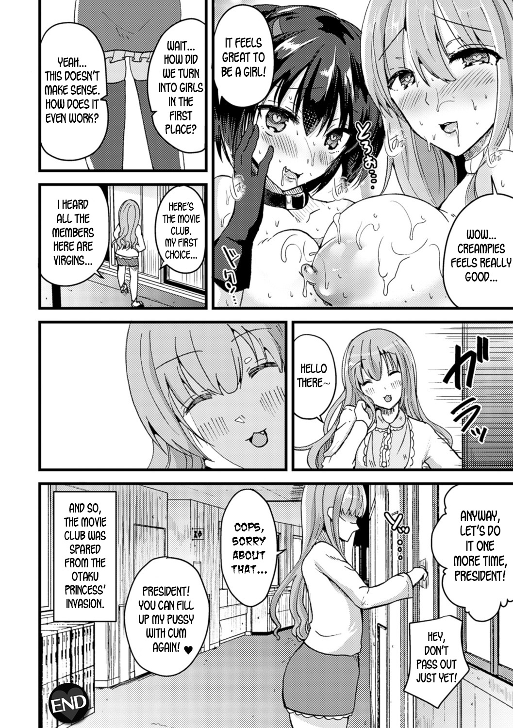 Gender Swap Series — Turned into a Girl and Used as the Otaku Circle’s Fuckdoll Encore!! [Labui]