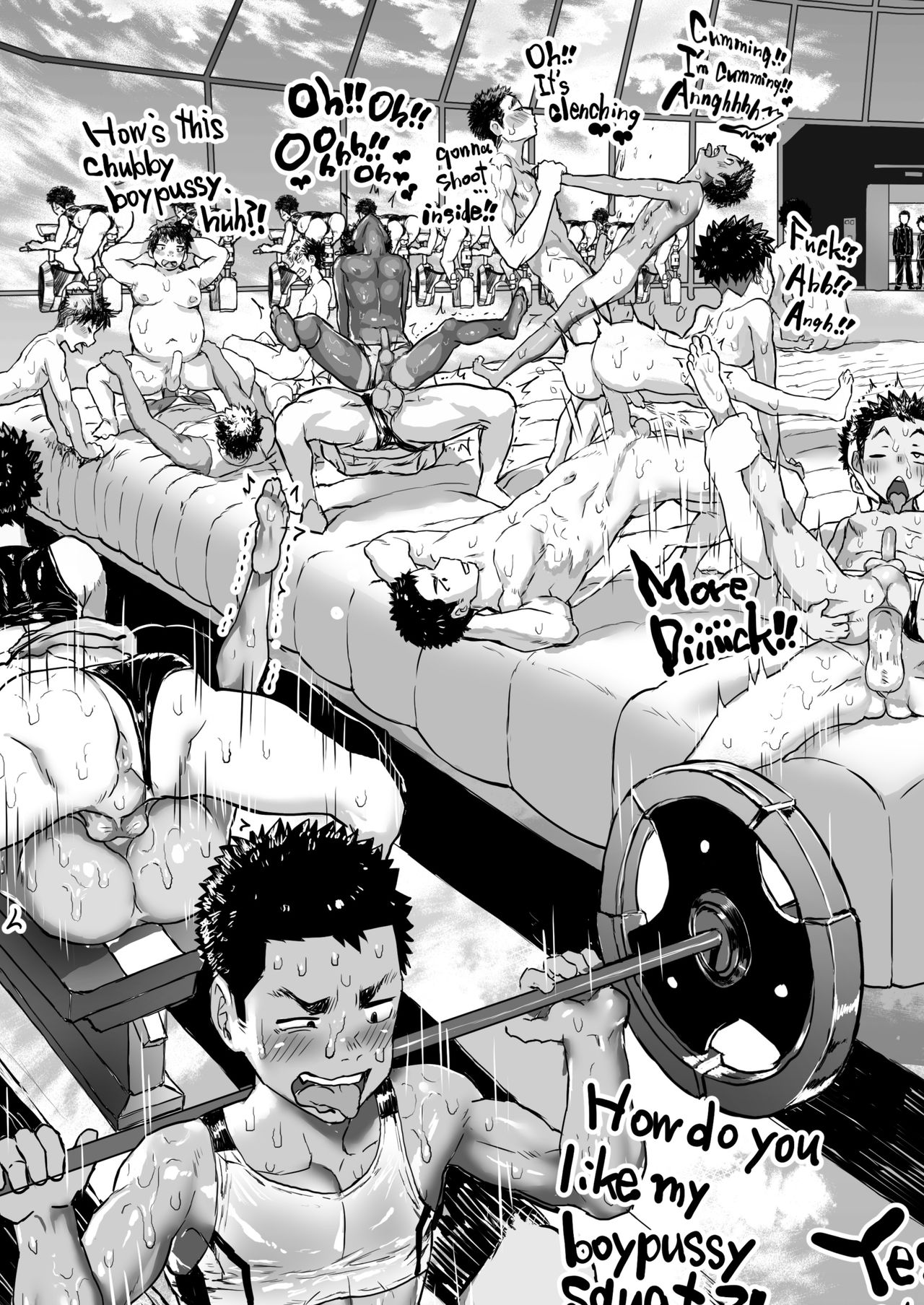 Gym Series — Bratty Teens Fucked Hard In The Locker Room [Danzi Engine (Shiba Yuuji)]