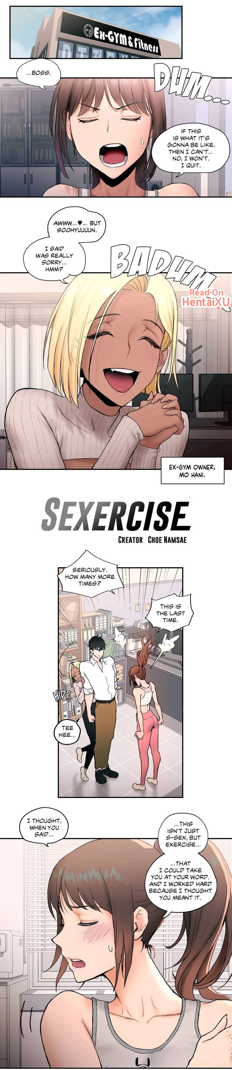 Gym Series — Hardcore Fucking and Sweaty Sexercise Workout Session [Choe Namsae, Shuroop]