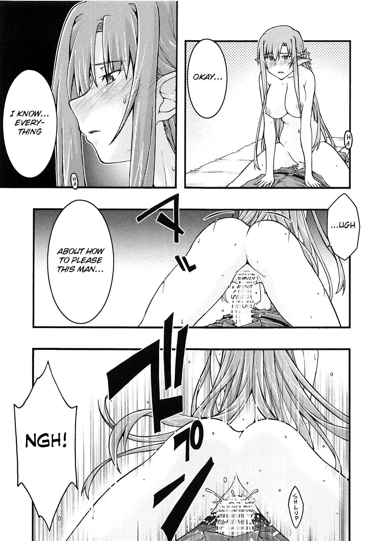 Hardcore Series — Asuna Falls Into Submission 4  [sandglass (Uyuu Atsuno)]