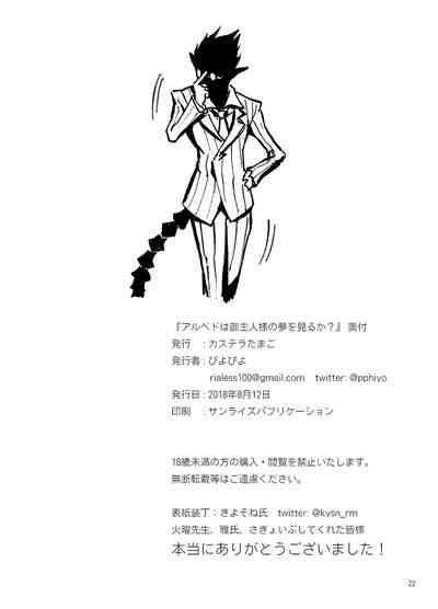 Hardcore Series — Do Albedo Dream of Master? [Castella Tamago (Piyopiyo)]