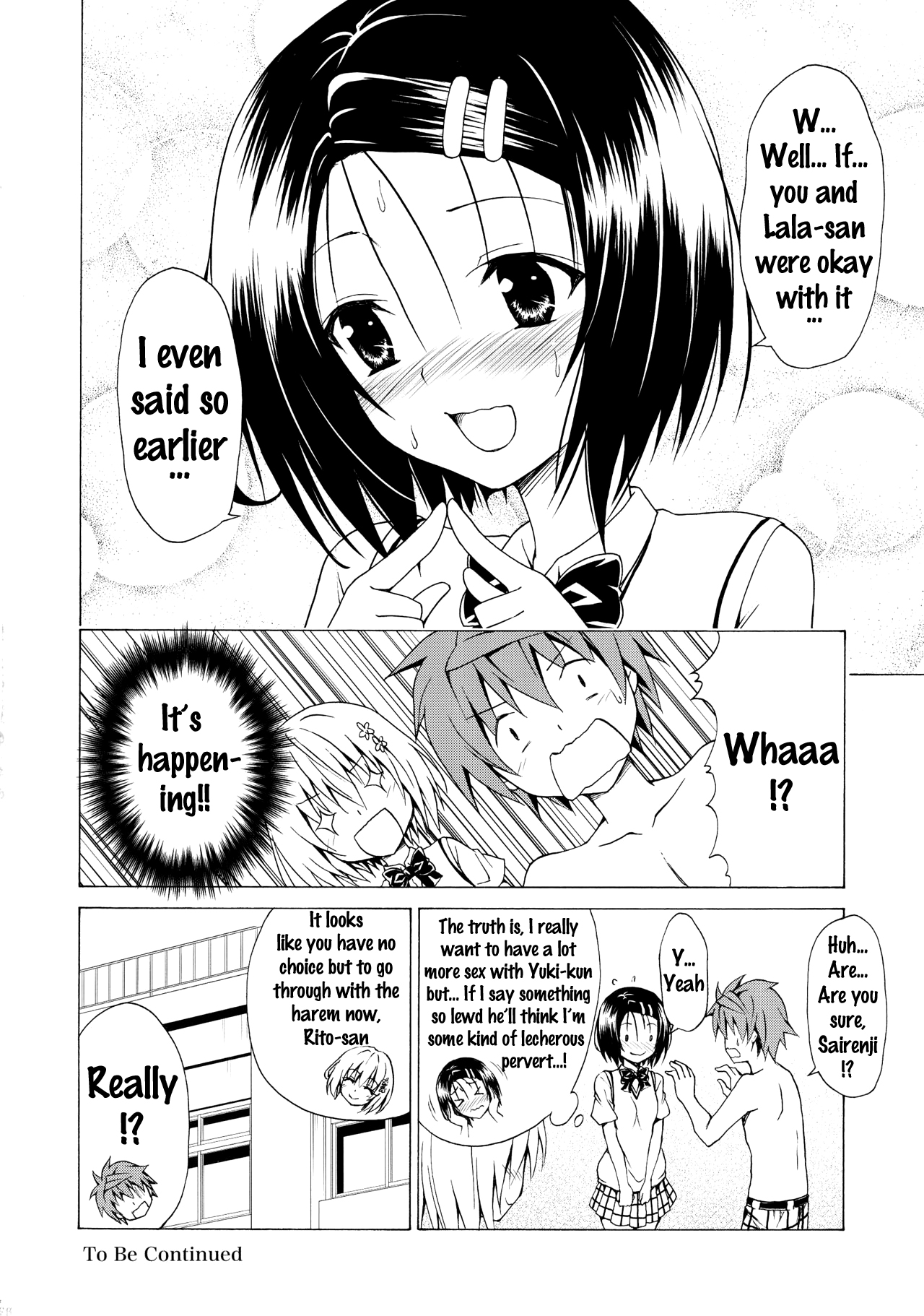 Harem Series — Aim for Paradise Plan Vol. 2 [C91 TORA MACHINE Kasukabe Taro To LOVE-Ru English Doujins.com]