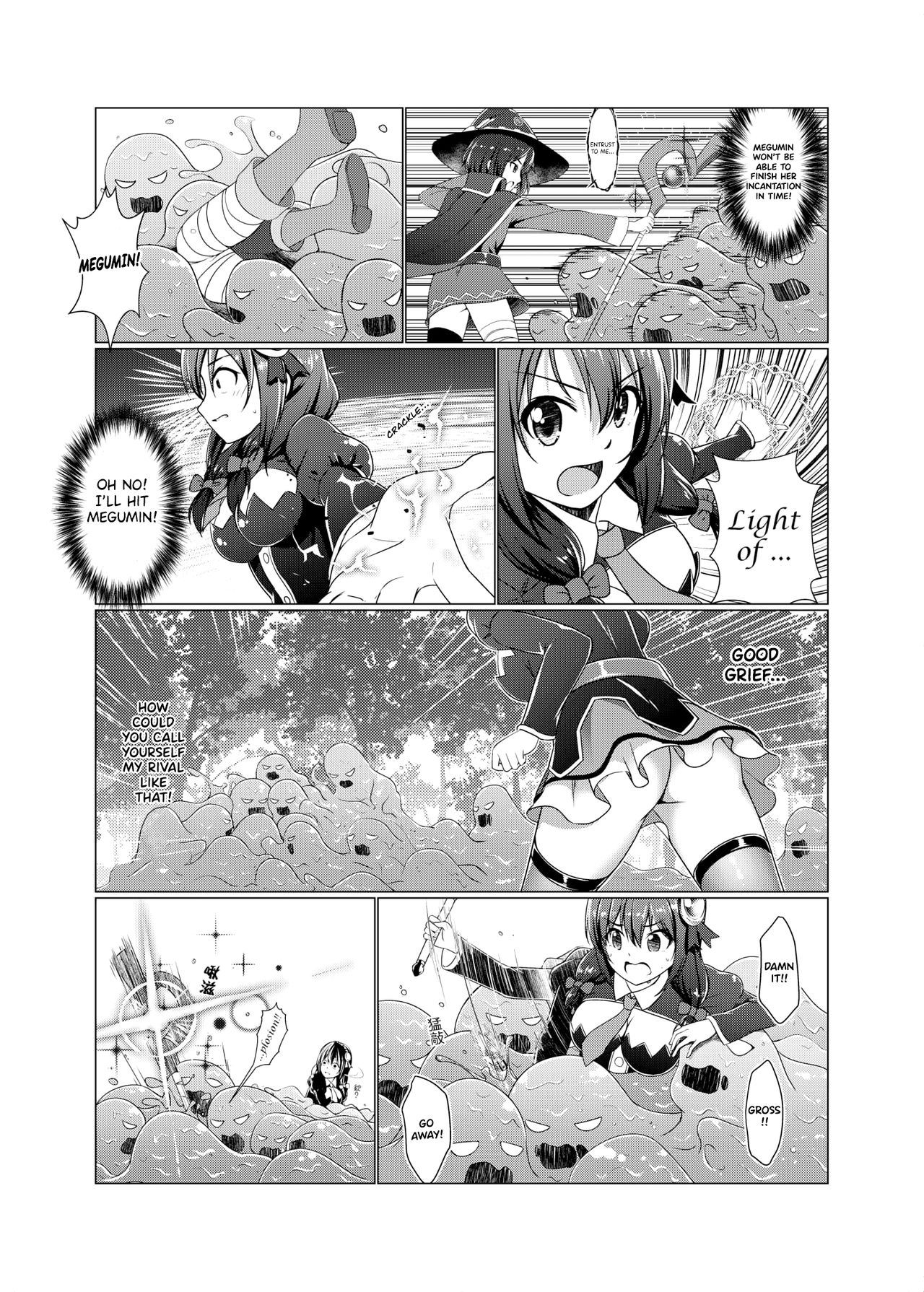 Hentai Series — Aqua and Megumin’s Rough Creampie Threesome [Torinosu (Jakelian)] TRNS-04-KonoSuba (Kono Subarashii Sekai ni Syukufuku o!) [English] {Hennojin} [Digital]