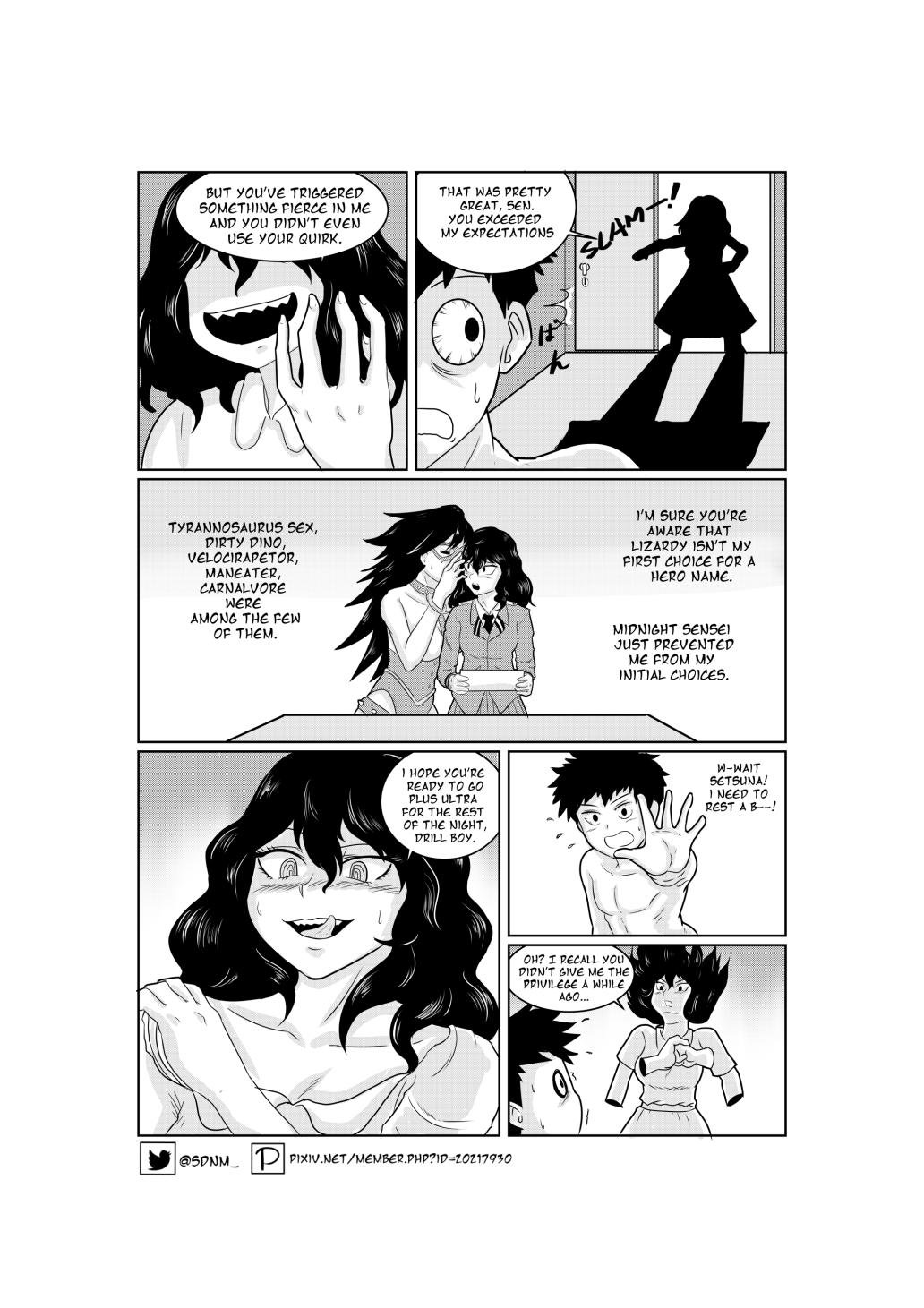 Hentai Series —  Dino Delight: Feral Fucking and Primal Creampie [My Hero Academia]