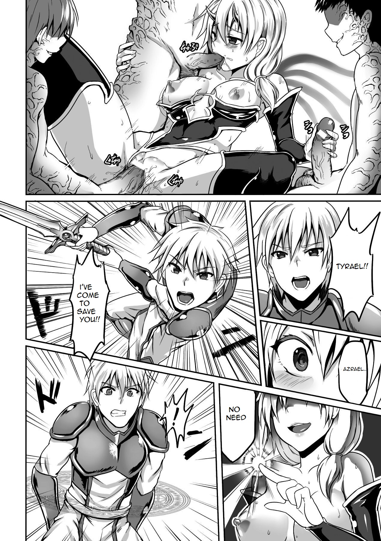 Hentai Series — Fallen Angel Tyrael Gets Darkly Corrupted [yo] Inda Tenshi Tyrael (2D Comic Magazine Aku Ochi Darkness Vol. 1) [English] [Digital]